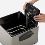 Presto ProFry 3 Qt. Silver Aluminum Dual Basket Deep Fryer 05466 661015
