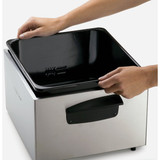Presto ProFry 3 Qt. Silver Aluminum Dual Basket Deep Fryer 05466 661015