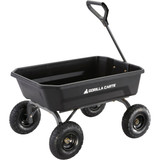 Gorilla Carts 4 Cu. Ft. 600 Lb. Poly Garden Dump Cart GCG-4 747325