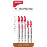 Diablo T-Shank 3-1/4 In. x 14 TPI Bi-Metal Jig Saw Blade for Laminate Cutting (5-Piece)