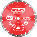 Diablo 14 In. Segmented Turbo Rim Dry/Wet Diamond Blade DMADST1400