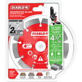 Diablo 4-1/2 In. Segmented Rim Dry/Wet Cut Diamond Blade