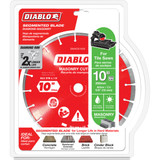 Diablo 10 In. Segmented Rim Dry/Wet Cut Diamond Blade