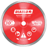 Diablo 10 In. Diamond Continuous Rim Dry/Wet Cut Diamond Blade DMADC1000