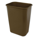 Impact® Soft-Sided Wastebasket, 41 qt, Polyethylene, Beige IMP 7703 BEI