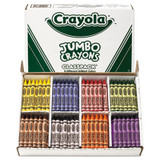 Crayola® Jumbo Classpack Crayons, 25 Each Of 8 Colors, 200-set 528389 USS-CYO528389