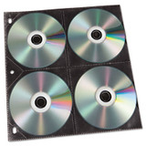 Vaultz® PAGE,CD-DVD,50-PK,BK VZ01415 USS-IDEVZ01415