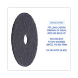 Boardwalk® Stripping Floor Pads, 18" Diameter, Black, 5-carton BWK4018BLA USS-BWK4018BLA