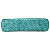 Rubbermaid® Commercial Microfiber Dust Pad, 18.5 x 5.5, Green FGQ41200GR00