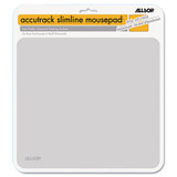 Allsop® Accutrack Slimline Mouse Pad, 8.75 x 8, Silver 30202