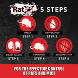 RatX Pellet Throw Pack Rat And Mouse Killer, (6-Pack) 620103 725657