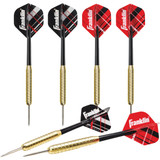 Franklin Brass-Coated Steel 18 Gm. Steel Tip Dart Set (6-Pack)