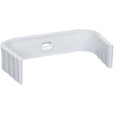 Amerimax 2 In. x 3 In. Traditional K-Style White Vinyl Downspout Clip M0634-30