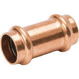 NIBCO 1/2 In. x 1/2 In. Press Copper Coupling without Stop 9020300PCU