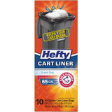 Hefty 65 Gal. Cart/Trash Bag Liner (10-Count) E83578