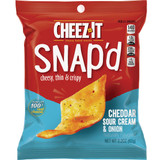 Cheez-it Snap'd 2.2 Oz. Cheddar Sour Cream & Onion Crackers 121735 Pack of 6