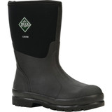 The Muck Boot Company Chore Mid Men's Black Rubber Work Boot, Size 8