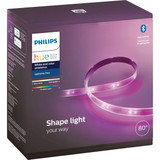 Philips Hue 80 In. Plug-In Bluetooth LED Lightstrip Plus Base