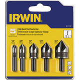 Irwin 5-Piece Black Oxide Metal Countersink Bit Set 1877791