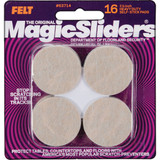 Magic Sliders 1-1/2"rnd Oatml Furn Pad 63714