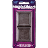 Magic Sliders 1-3/4 In. Square Non-Skid Furniture Leg Cup (4-Pack) 39822