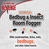 REVENGE 2 Oz. Dual Action Bedbug Indoor Insect Fogger (3-Pack) 4673 705242