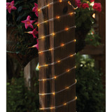Outdoor Expressions 28 Ft.100-Light LED Warm White Solar Rope Light
