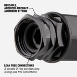 Flexzilla Pro 5/8 In. Barb 3/4 In. Male GHT Plastic Reusable End Hose Coupling