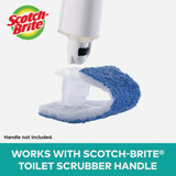 Scotch-Brite Disposable Toilet Scrubber Cleaning System, 1 Wand-5 Refill Sponges 558-SK-4NP 603185