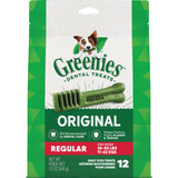 Greenies Regular Medium Dog Original Flavor Dental Dog Treat (12-Pack) 101441