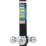 TowSmart Tri Hitch Ball Mount with Hook