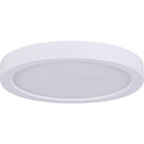 Canarm 11 In. White LED Round Disc Flush Mount Light Fixture DL-11C-22FC-WH-C