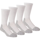 Hiwassee Trading Company Working Series Large White Crew Sock (4-Pack) 72375