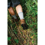 Hiwassee Trading Company Men's XL Charcoal Medium Weight Hiking Crew Sock