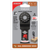 Diablo Starlock 1-1/4 In. Bi-Metal Oscillating Blade for Nail-Embedded Wood (3-Pack)
