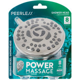 Peerless 8-Spray 1.75 GPM Fixed Shower Head, Brushed Nickel