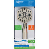 Oxygenics PowerSelect 7-Spray 1.75 GPM Handheld Shower Head, Brushed Nickel