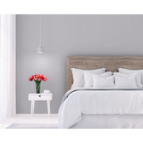 Rust-Oleum Sure Color Eggshell Storm Gray Interior Wall Paint and Primer, Gallon 380224 791075
