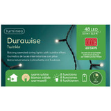 Lumineo Durawise Warm White 48-Bulb 3mm LED Battery Operated Light Set