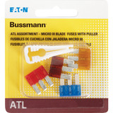 Bussmann ATL (Micro III) Fuse Assortment with Fuse Puller (4-Piece)