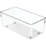iDesign Linus 4 In. W. x 8 In. L. x 3 In. D. Clear Drawer Organizer Tray 52830