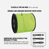 Flexzilla Pro 3/8 In. x 250 Ft. Polymer-Blend Bulk Air Hose
