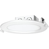 Satco 5 In./6 In. Direct Wired IC Rated White 3000K LED Recessed Light Kit
