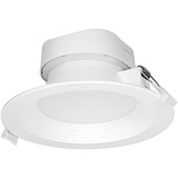 Satco 5 In./6 In. Direct Wired IC Rated White 4000K LED Recessed Light Kit