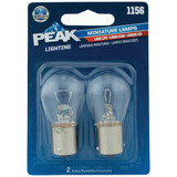 PEAK 1156 12.8V Mini Incandescent Automotive Bulb (2-Pack) 1156LL-BPP