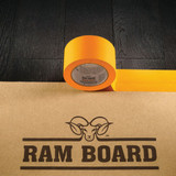 Ram Board Edge Tape 2-1-2 In. W x 180 Ft. L Floor Protection Tape, Safety Orange RBET 2.5-180 283062