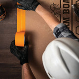 Ram Board Edge Tape 2-1-2 In. W x 180 Ft. L Floor Protection Tape, Safety Orange RBET 2.5-180 283062