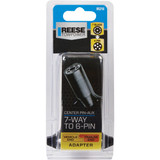 Hopkins Towing Solutions 7-Blade to 6-Pin Center Pin Auxiliary Plug-In Adapter