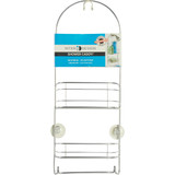 iDesign Rondo 2-Shelf Silver Shower Caddy