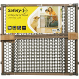 Safety 1st 24 In. H. Vintage Gray Wood Doorway Safety Gate GA112GRYB4